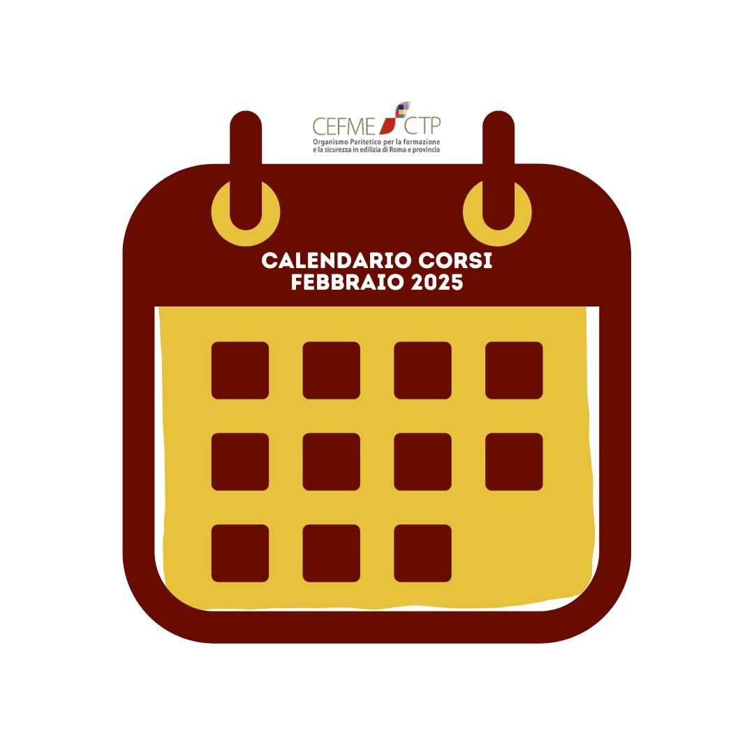 Calendario Corsi - Febbraio 2025